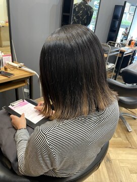 アルター(aL ter) 《切りっぱなしボブ×トリートメント》艶髪/林愛華