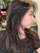 ノラ ウメダ(NORA UMEDA)&nbsp;ハイライトカラーレイヤーカットケアブリーチダブルカラー