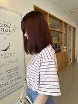 ヘアーメイクブランニュー セントラル 西大寺店(hair make Brand new central)&nbsp;ブリーチなしでできる！ボルドーカラー