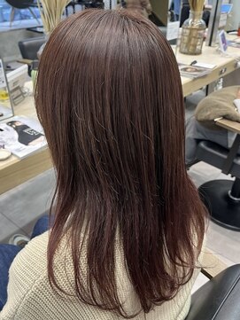 ラック 本厚木店(LUCK) ブリーチなしピンクブラウン/ブリーチなし/暖色系/イルミナ