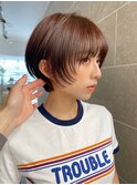 レイヤーショート似合わせカット銀座