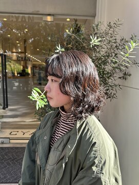 シアン 矢場町店(CYAN.) 結べるボブパーマ!