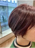 明るい白髪ぼかし
