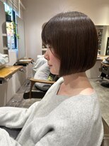 アンユヘアー 与野駅前店(unu.hair)&nbsp;30代40代50代与野/イメチェン大人女性/ボブスタイル