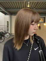 ラナンバイシダ(ranan by sida)&nbsp;くすみベージュ10代20代ハイトーンカラーハイトーンカラー