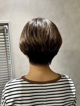 リアンヘアー(Lian hair) 【Lian hair】ハイライトショート　~西新/藤崎~
