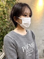 トレヘアー 京都 烏丸(tRe hair)&nbsp;ショートウルフ　ナチュラルブラウン