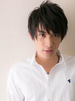 モッズヘアー メン 戸田公園店(mod's hair men) 斜めバングブラック王道メンズカットg戸田公園