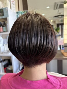 ヘアーズ JJ シュシュ 東山店の写真/《あなたの大切な頭皮と髪を考える》オーガニックのカラー剤を使用しているので,髪にも頭皮にも優しい◎