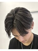 毛流れパーマ/黒髪マッシュ/藤沢メンズ
