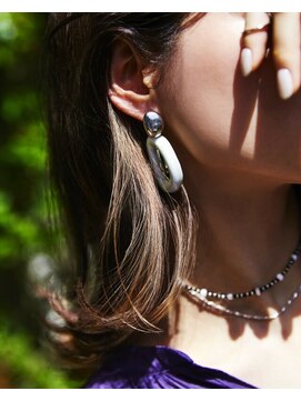 グランアージュ 北千住(grandage) 透明感ヌーディーイヤリングカラー【grandage北千住】