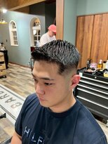 スタンドバーバー 柏(STAND BARBER)&nbsp;スペインカール/スパイキーショート/ブルーブラック/柏