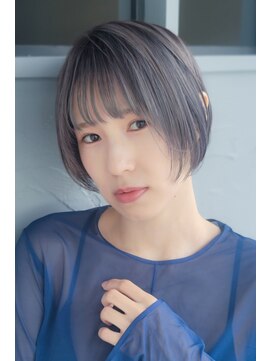 トップシェイプ(TOP SHAPE) マッシュボブ×透明感モノグレージュ・アッシュグレージュ