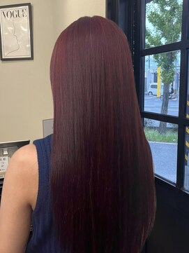 セジールへアメゾン(SAISIR HAIRMAISON) くびれヘア/アプリコットオレンジ/夏のヘアアレンジ/岡山