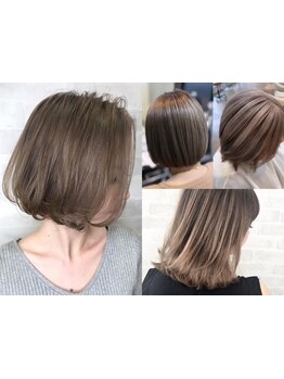 ハイライト*髪質改善で叶う<“隠す”から“魅せる”>上品style[西田辺/縮毛矯正/ケアブリーチ/men's]