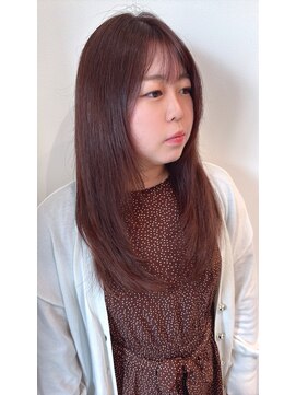 小顔見えナチュラルレイヤー /stylist CHIKAKO