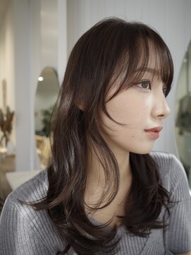 ヌヌ 渋谷 原宿 明治神宮前(nunu) レイヤーカットウルフカットボブグレージュオリーブべージュ