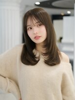 エアー 青山(AIR)&nbsp;ハッシュカットレイヤーカット顔周りレイヤー前髪カット