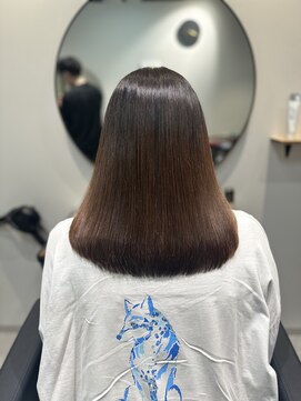 コル 市川(cor) 艶髪矯正(縮毛矯正/ストレート)×ボブ