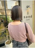 ココアベージュ/クラゲヘアー/オリーブグレー