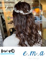 エマヘアデザイン(e.m.a Hair design)&nbsp;ハーフアップ