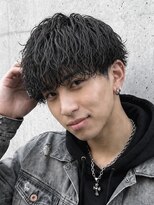 ヘッドストック(HEAD STOCK) ソフトツイストマッシュラフパーマツーブロックツイスパシャドウ