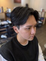 クラッキ ヘアークリエイション(CRAQUE hair creation)&nbsp;【京都・北区】自然体メンズセンターパート