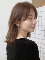 フレイムス ヘアアンドリラックス 大宮東口店(Frames)&nbsp;くびれミディボブ20代30代40代◎前髪あり小顔ロブ大宮