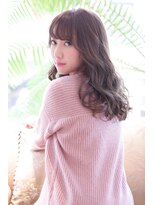 ナインヘア(9ine hair)&nbsp;とろけるピンクベージュとふんわりパーマ『9ine』【広島】