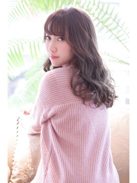 ナインヘア(9ine hair) とろけるピンクベージュとふんわりパーマ『9ine』【広島】