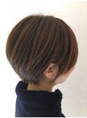 襟足スッキリショートボブ