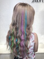 アンク クロス 池袋北口店(ANKHCROSS) 《アンククロスYUKI》ロアエクステでユニコーンカラー☆