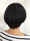 【SUGAR-B】丸みのある黒髪ショートスタイル