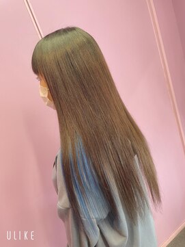 アンリップ ジー(salon unripG) ナチュラル ブラウン インナーブルー