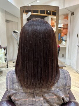 エクリ シセイドウ 麻布十番店(equri×SHISEIDO) 【麻布十番】グラデーションロブ