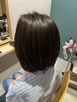 ココペリヘアー 高濃度水素トリートメントミネコラ×ボブ×ナチュラルブラック