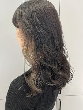 ウクラ バイ レシッド 池袋(uchla by rcid) お洒落イメチェン♪ウェーブパーマ×インナーカラーミルクティー