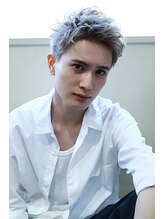 テーラヘアー 土気あすみが丘店(TELA HAIR) シルバーアッシュ×アップバング【TELA HAIR　土気あすみが丘】