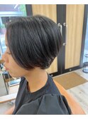 前下がりグラデーションボブ