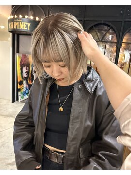 ノラ ヘアーサロン(NORA HAIR SALON) 【大久保】ブラウンルーツカラー、ブリーチカラー、ボブスタイル