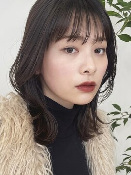 ノイ(noi) 顔周りレイヤーカットグレージュカラーくびれボブベージュカラー