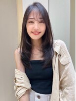 ロンド アンブル 四条烏丸(Lond ambre) シアーカラー/セミディ/レイヤー/韓国/前髪 k