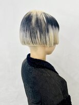 レコ 渋谷(LECO)&nbsp;刈り上げコントラスト切りっぱなしボブ