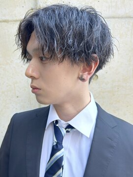 ロンドガルマン 名古屋(Lond GULLMAN) 【Lond GULLMAN江村】スーツに合う緩めツイスパ！