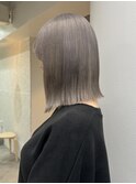 立川/外ハネボブ/切りっぱなしボブ/グレージュカラー/髪質改善