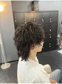 ウルフパーマ/スパイラルパーマ/波巻きパーマ