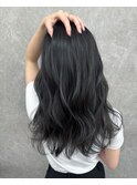 コントラスト極ハイライト☆アッシュブラック