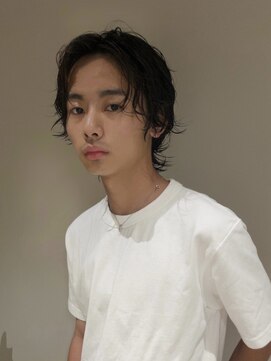 ネロ ヘアサロン ネイビー 渋谷(NERO HAIRSALON NAVY) 【笠井至音】メンズ 緩めスパイラル パーマ