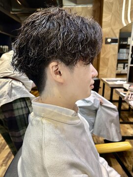 シャインヘアフラッペ 新百合ヶ丘2号店(Shine hair frappe) Shine hair frappe ショート/波巻きツイスパ/シャドウパーマ