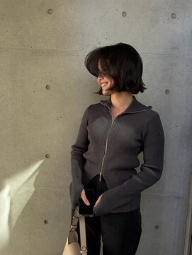 リバレッジ 広尾(Leverage) 大人外国人風ボブ